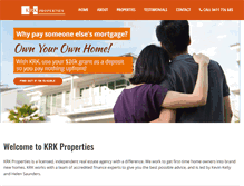 Tablet Screenshot of krkproperties.com.au